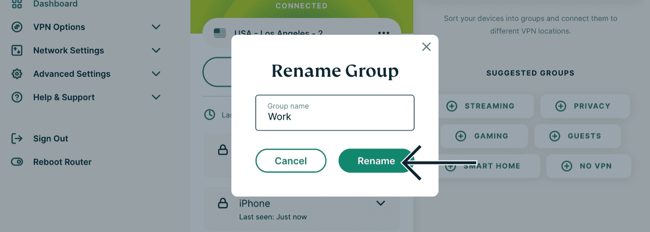 Select “Rename.”